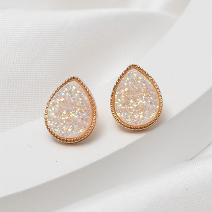 She Glam Resin Stud Earrings