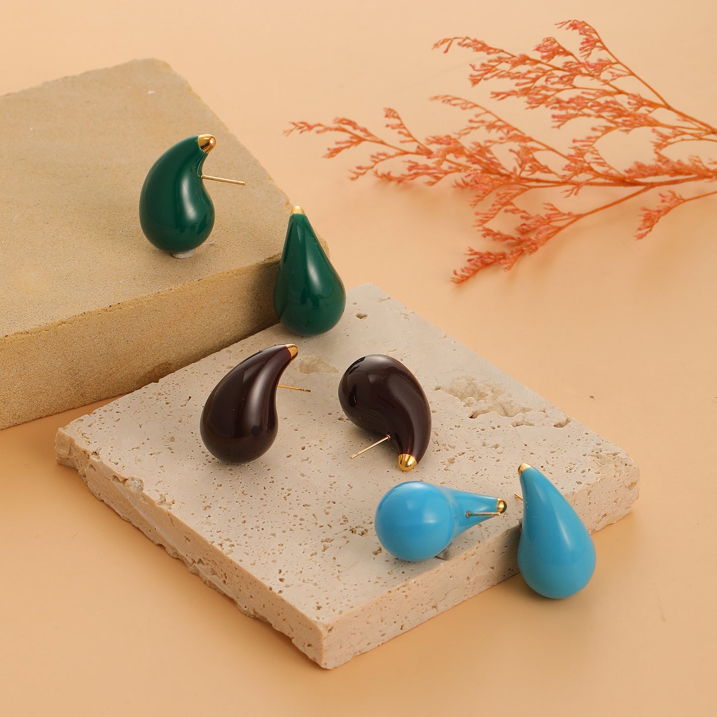 Isadora Droplet Stud Earrings