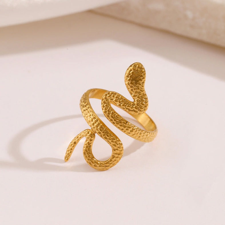 Boa Snake Open Ring