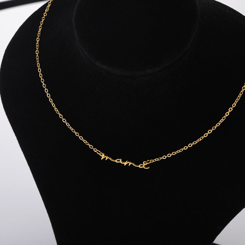 Minimalist Mama Chain Necklace