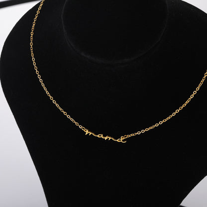 Minimalist Mama Chain Necklace