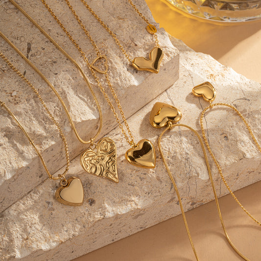 Paloma Heart Pendant Necklaces