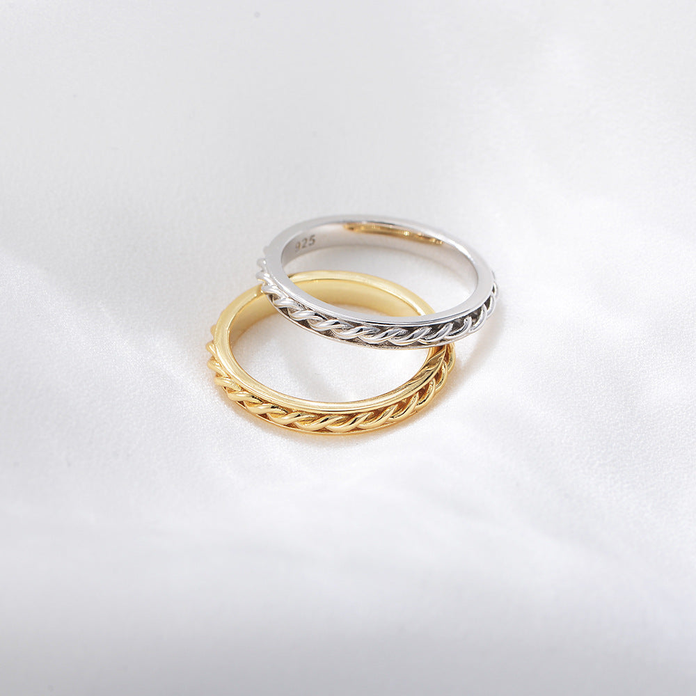 Hellenic Twist Band Ring