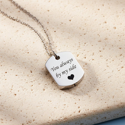 Engraved Urn Necklace