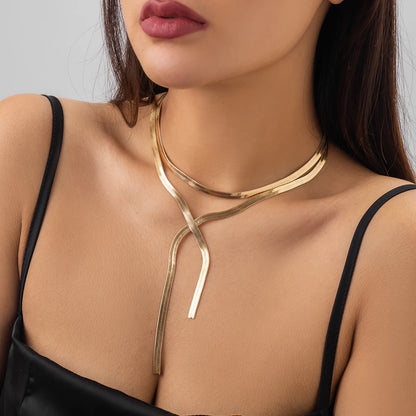 Snake Chain Layered Necklace