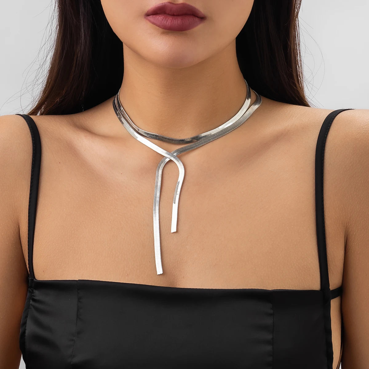 Snake Chain Layered Necklace