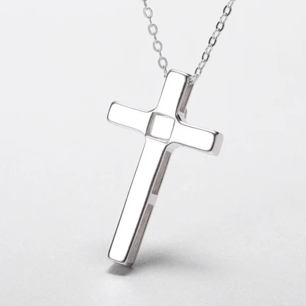 Personalized Cross Projection Necklace