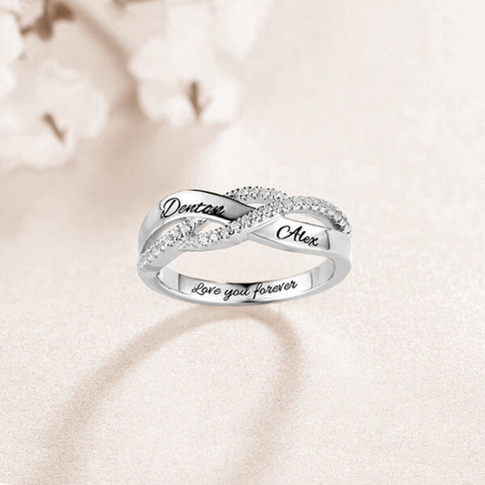 Custom Engraved Name Ring