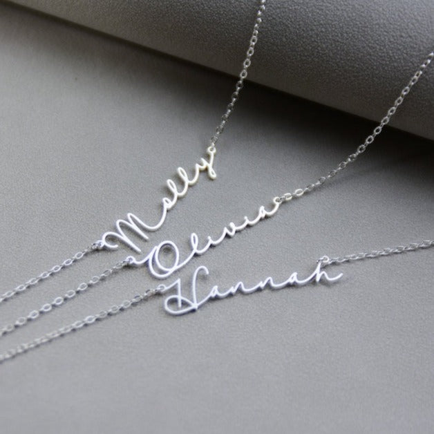 Personalized Minimalist Name Necklace