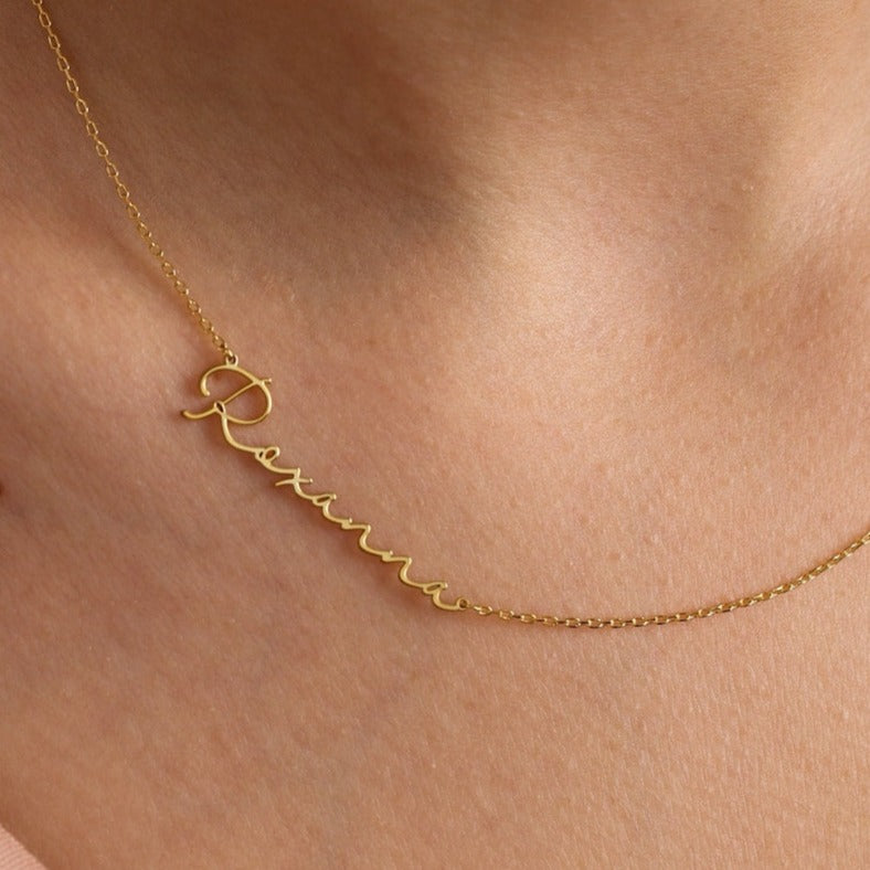 Personalized Minimalist Name Necklace