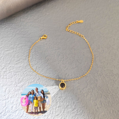 Custom Dainty Photo Projection Bracelet