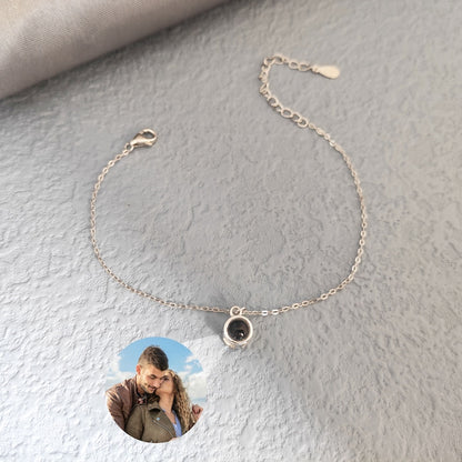 Custom Dainty Photo Projection Bracelet