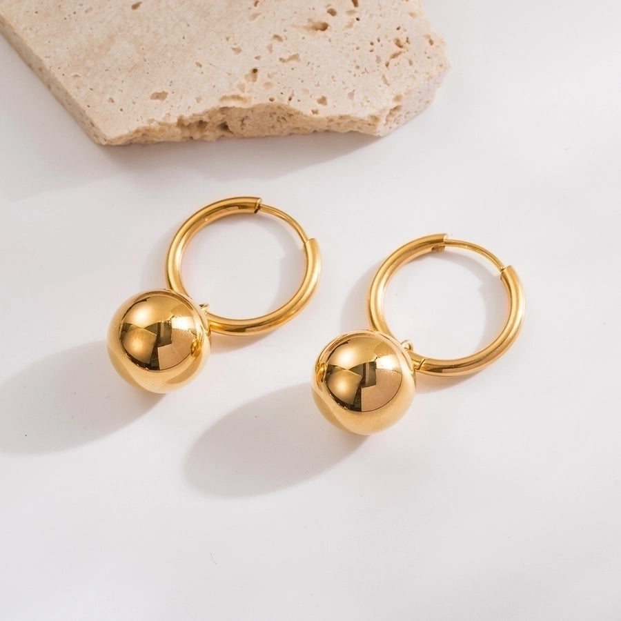 Vittoria Bubble Charm Hoop Earrings