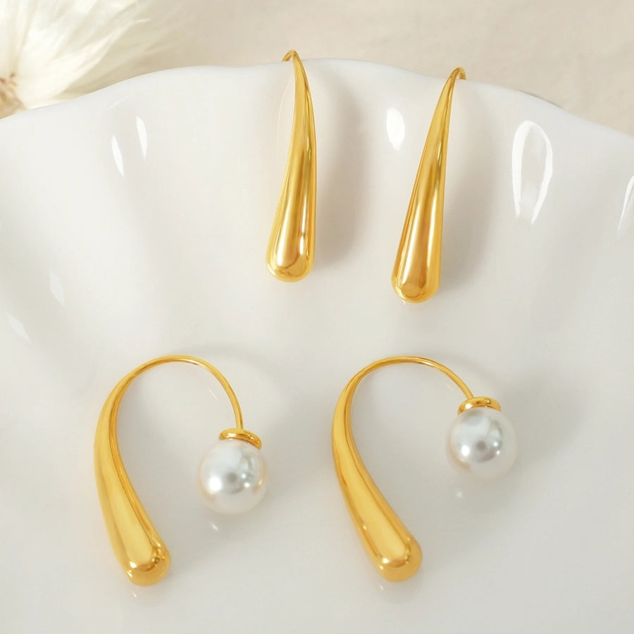 Nordic Pearl Drop Earrings