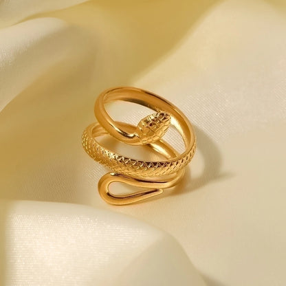 Montserrat Snake Open Ring