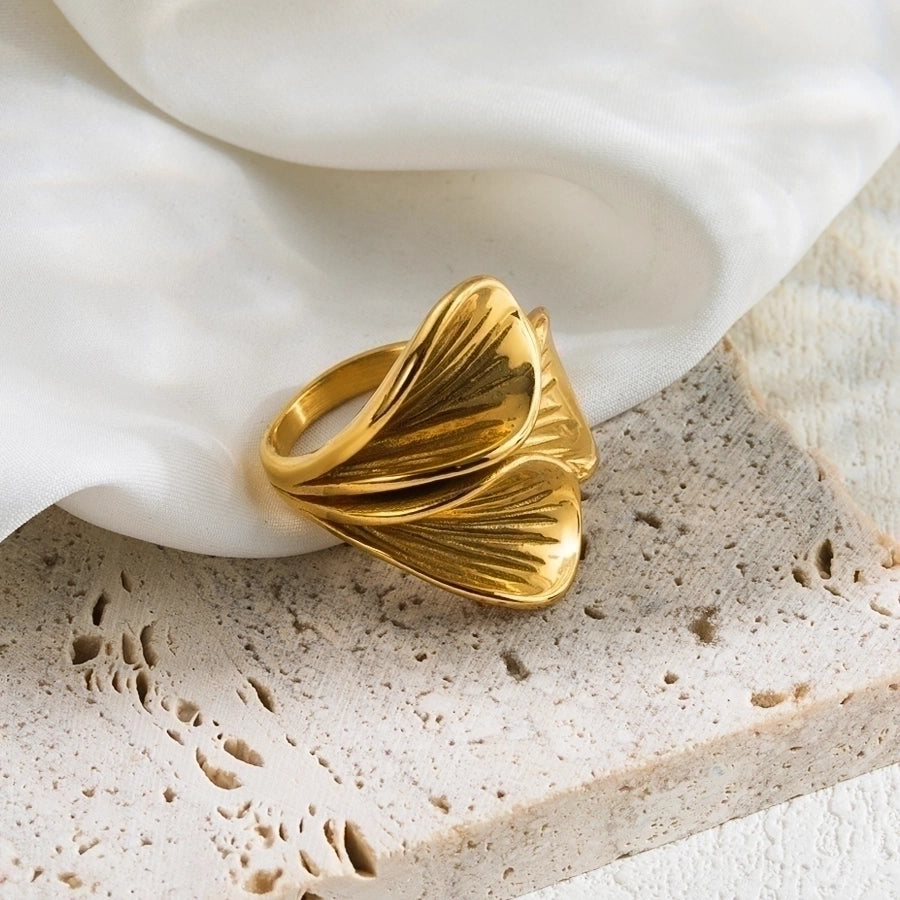 Caroline Gold Statement Rings