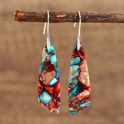 Giovanna Dragon Stone Drop Earrings