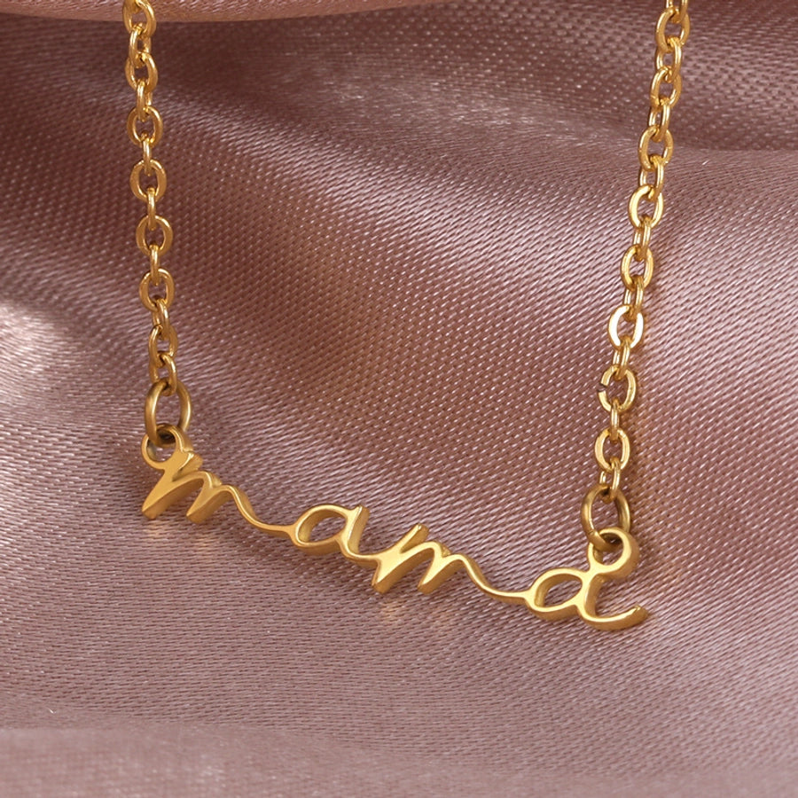 Minimalist Mama Chain Necklace