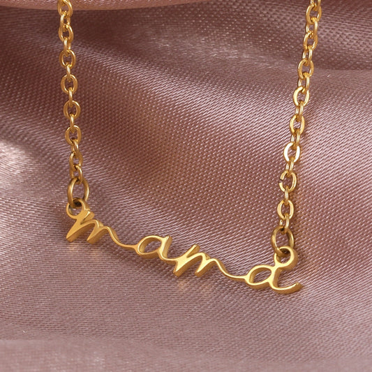 Minimalist Mama Chain Necklace