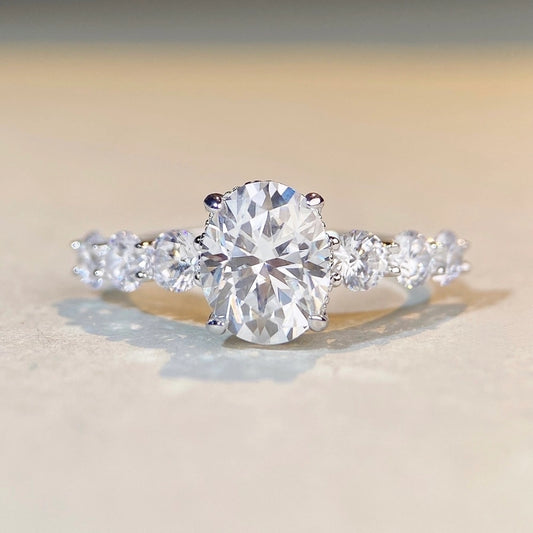 Odette Moissanite Band Ring