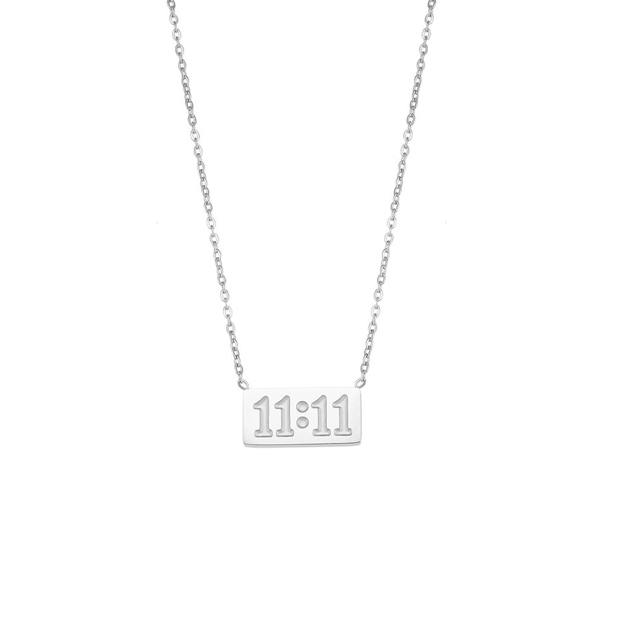 Divine Elevens Bar Pendant Necklace