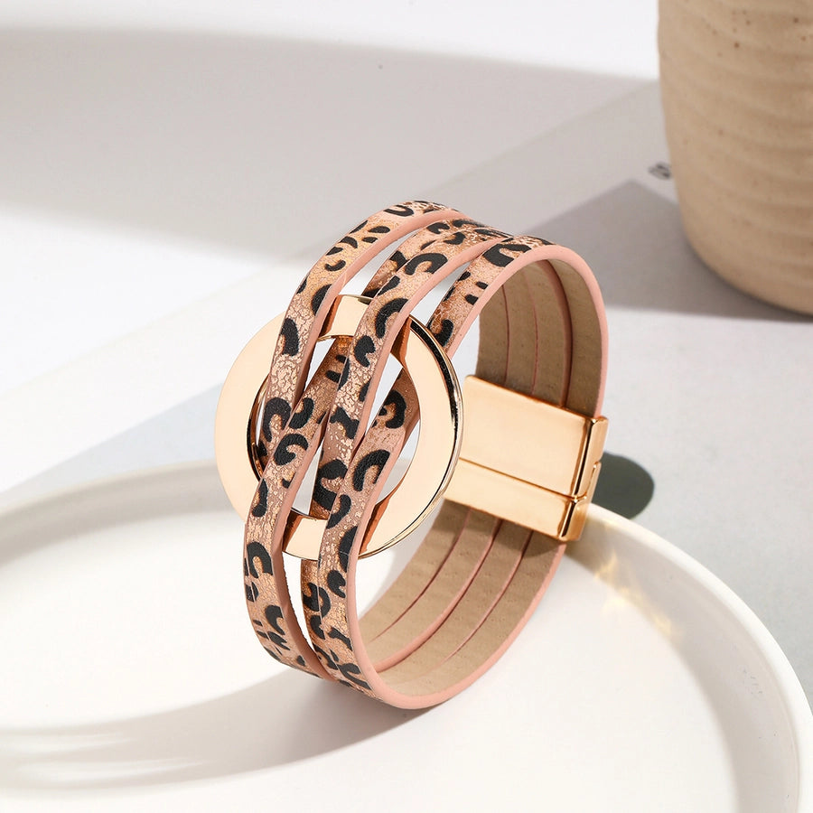 Retro Leather Wrap Bracelet