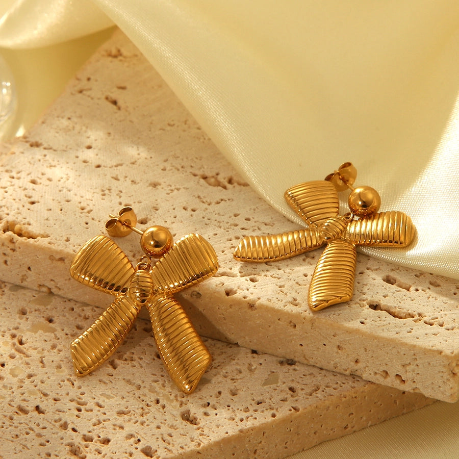 Miley Bow Stud Earrings