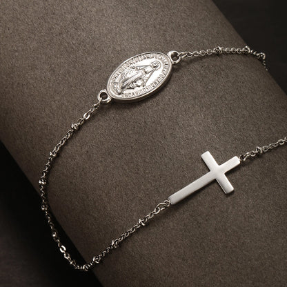 Minimalist Cross Chain Necklace