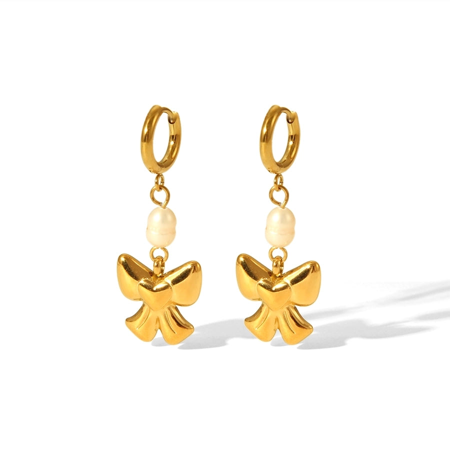 Coquette Charm Hoop Earrings