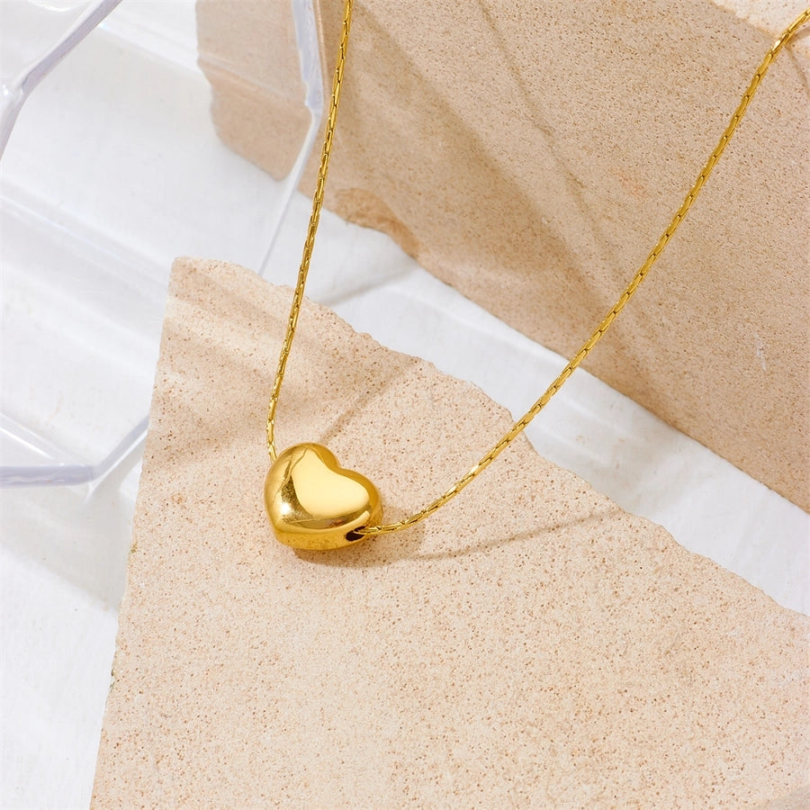 Mirabella Minimalist Heart Chain Necklace