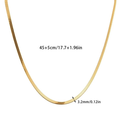 Minimalist Double Layer Chain Necklace