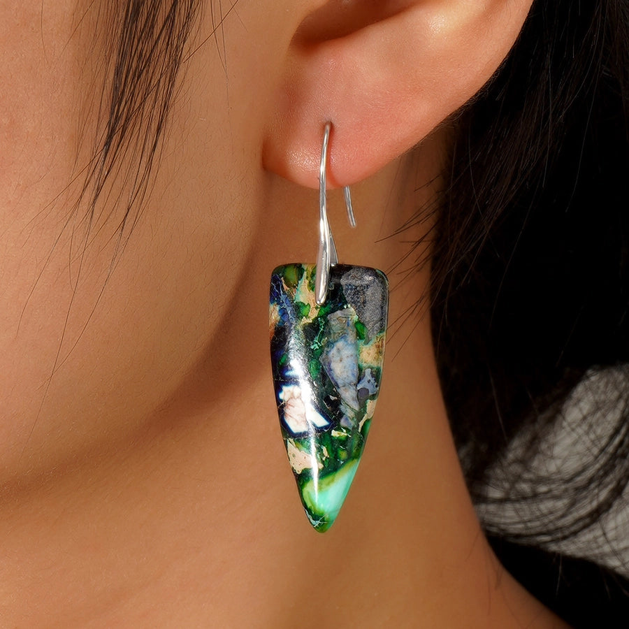 Lorena Dragon Stone Drop Earrings