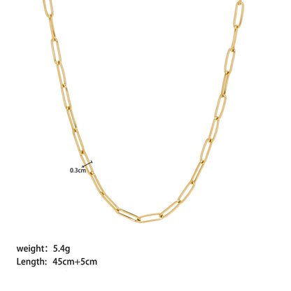 Dainty 18K Gold Necklace Chains