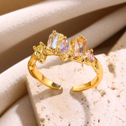 Fairy Crystal Statement Open Ring