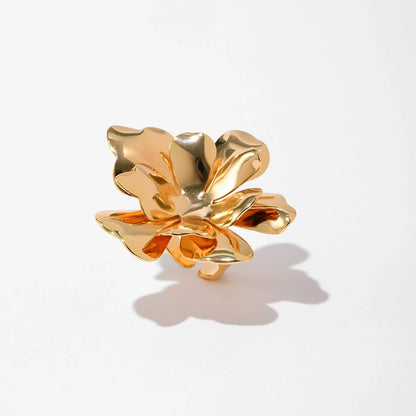 Adeline Vintage Floral Open Rings