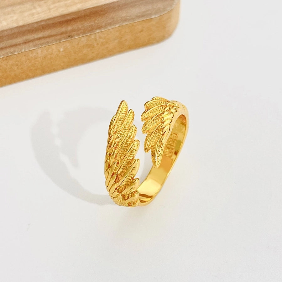 Angel Wing Hug Open Ring