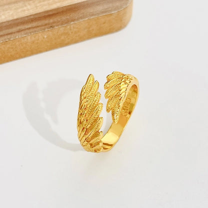 Angel Wing Hug Open Ring