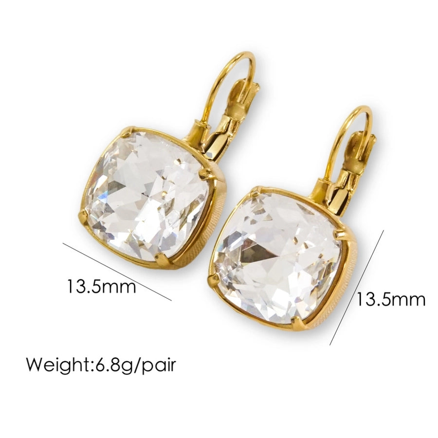 Dainty Crystal Drop Earrings