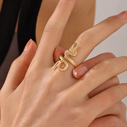 Boa Snake Open Ring