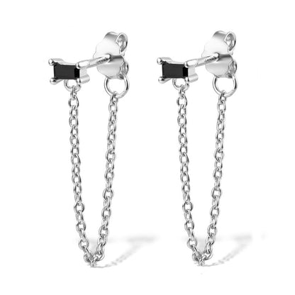 Veronica Chain Stud Earrings