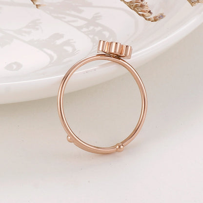 Minimalist Pet Paw Solitaire Ring