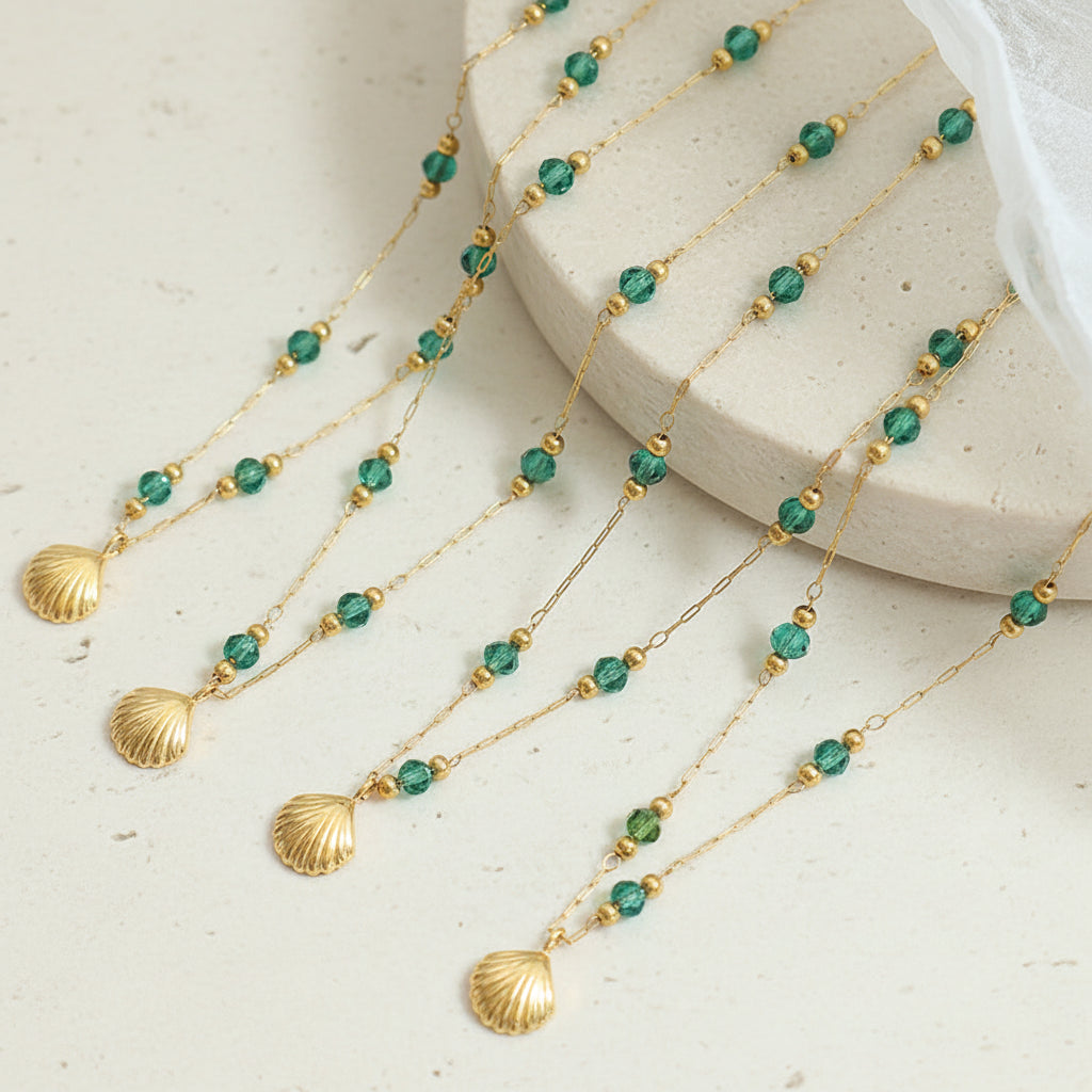 Beach Life Shell Pendant Necklace