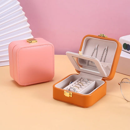 Retro Princess Leather Jewelry Boxes