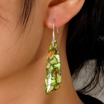 Giovanna Dragon Stone Drop Earrings