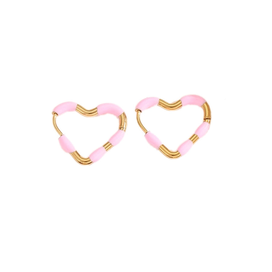 Young Love Heart Hoop Earrings