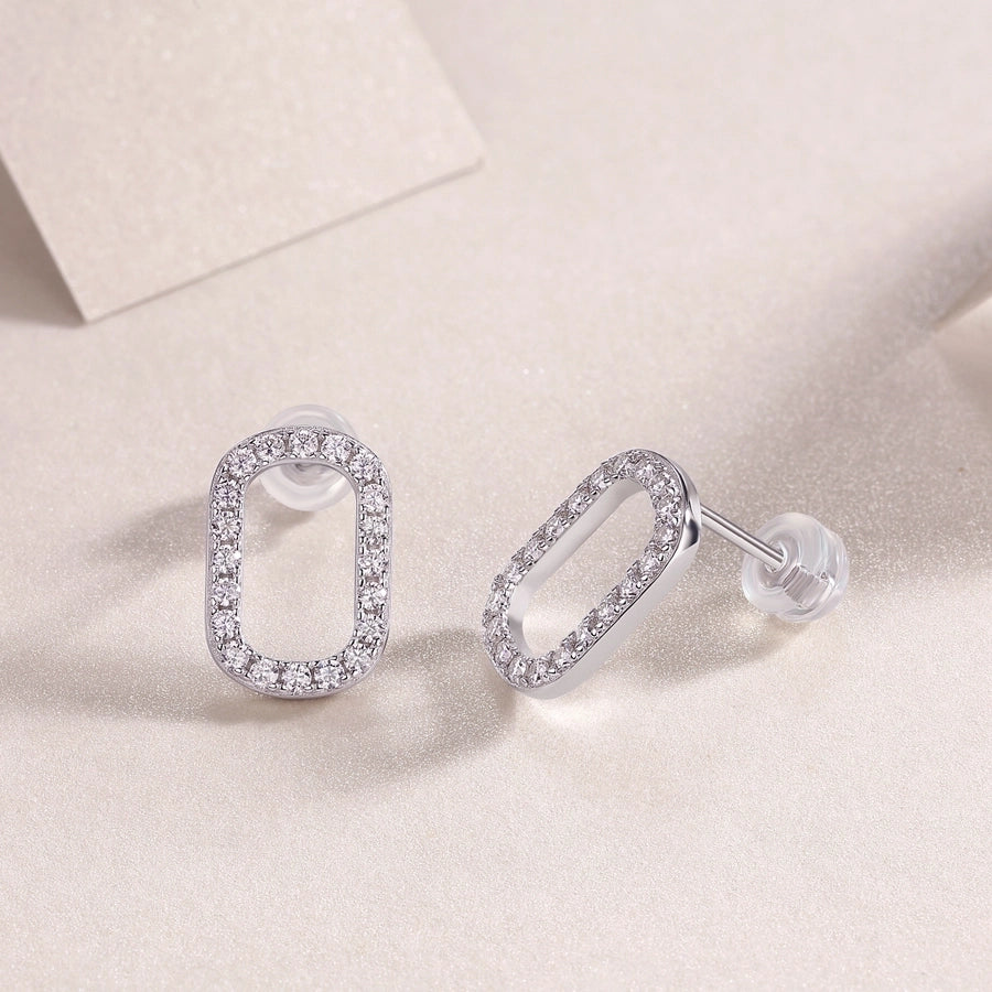 Mirella Moissanite Stud Earrings