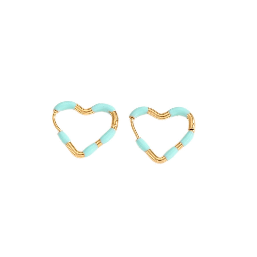 Young Love Heart Hoop Earrings