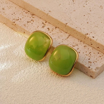 Vera Resin Stud Earrings