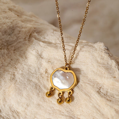 Celeste Shell Pendant Necklace