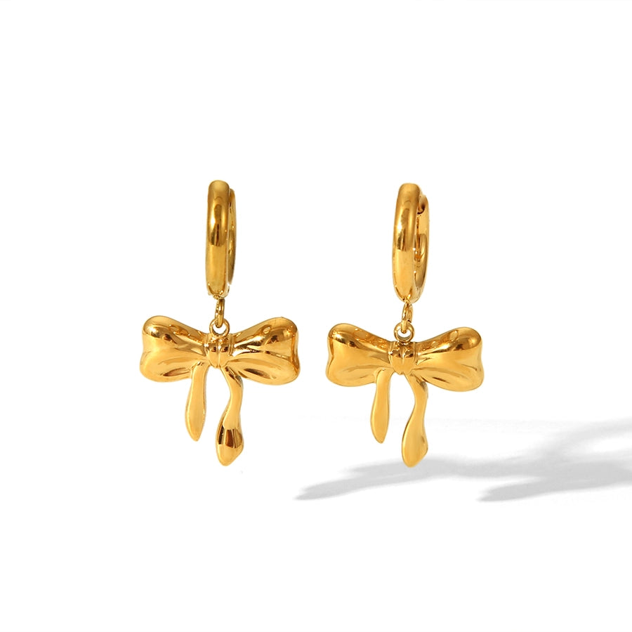 Coquette Charm Hoop Earrings